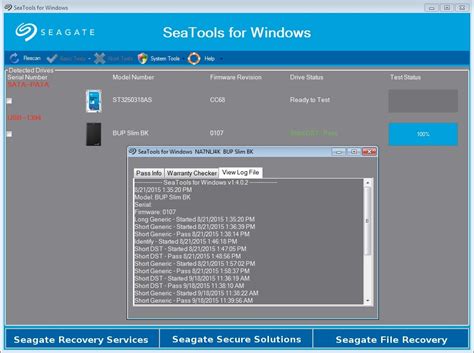 seagate hard disk tools download